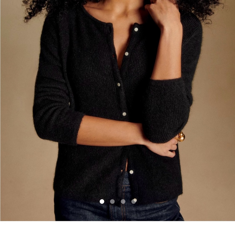 Sezane Women’s Gaspard Cardigan Sweater in Black; Size Small